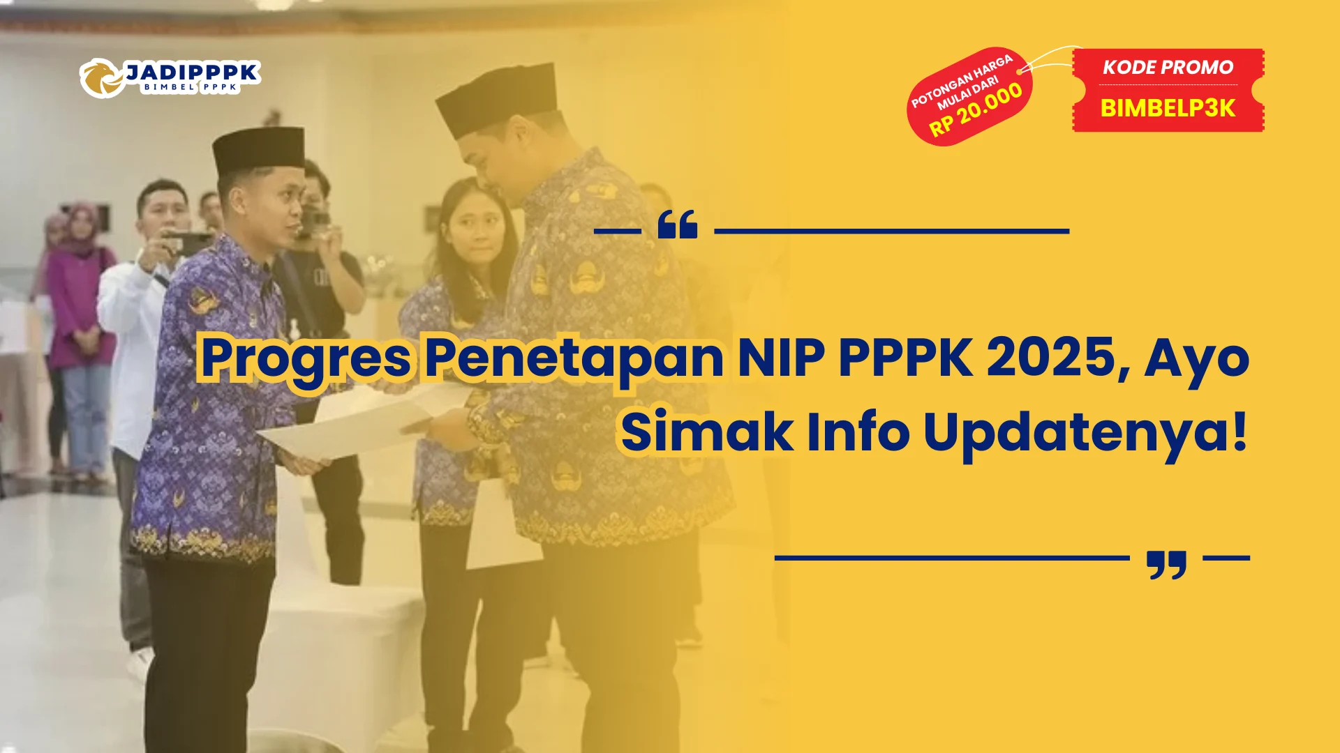 Progres Penetapan NIP PPPK 2025