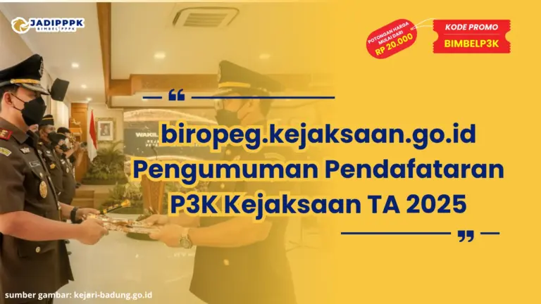 Terbaru! Pengumuman CPNS Kejaksaan 2025 Terakhir Pendaftaran 24 Juli