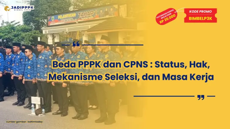 beda pppk dan cpns