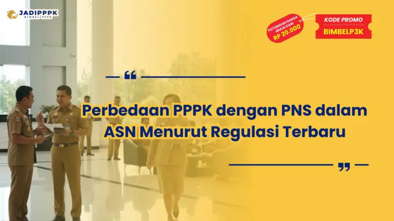 perbedaan pppk dengan pns