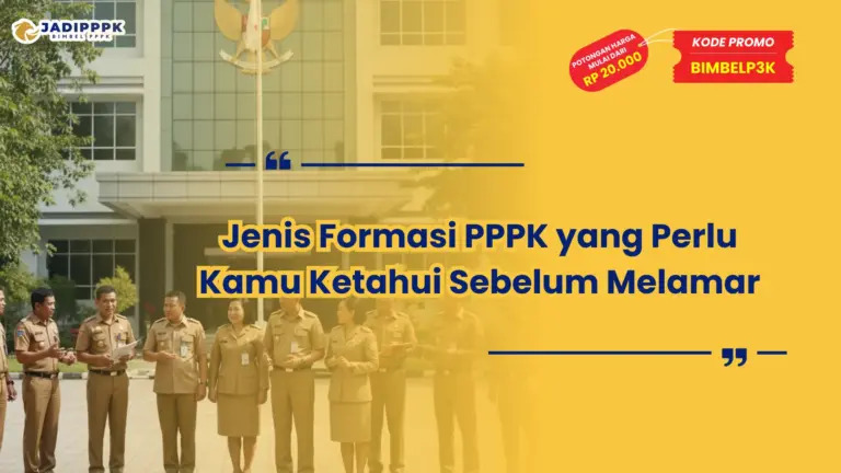 jenis formasi pppk