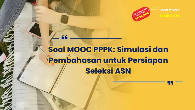 soal mooc pppk