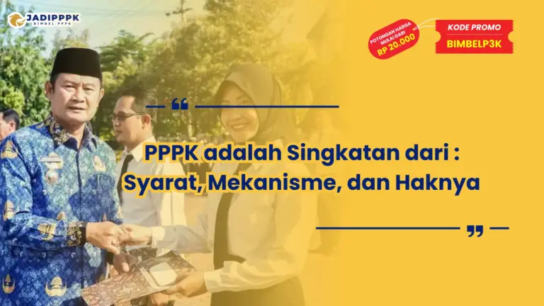 pppk adalah singkatan dari