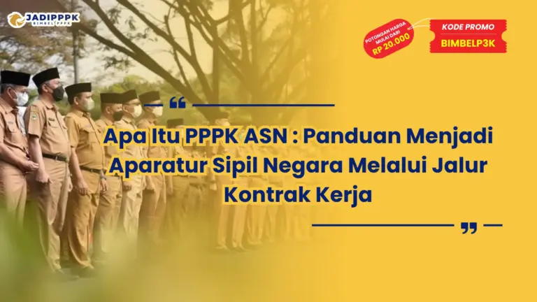 apa itu pppk asn
