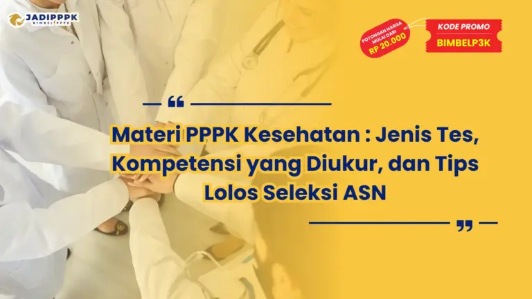 materi pppk kesehatan