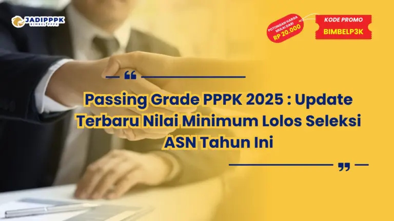 passing grade pppk 2025