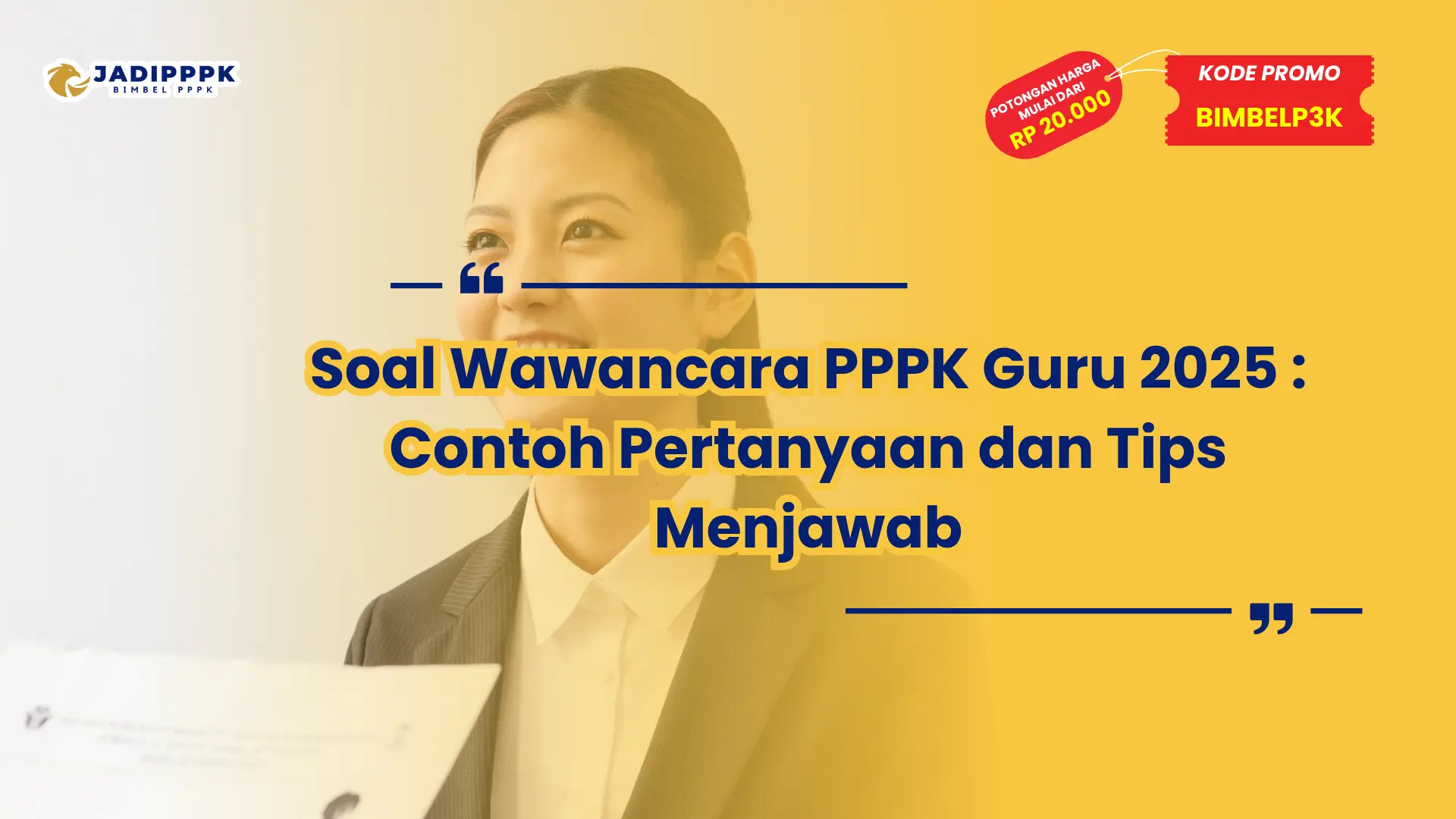 soal wawancara pppk guru 2025