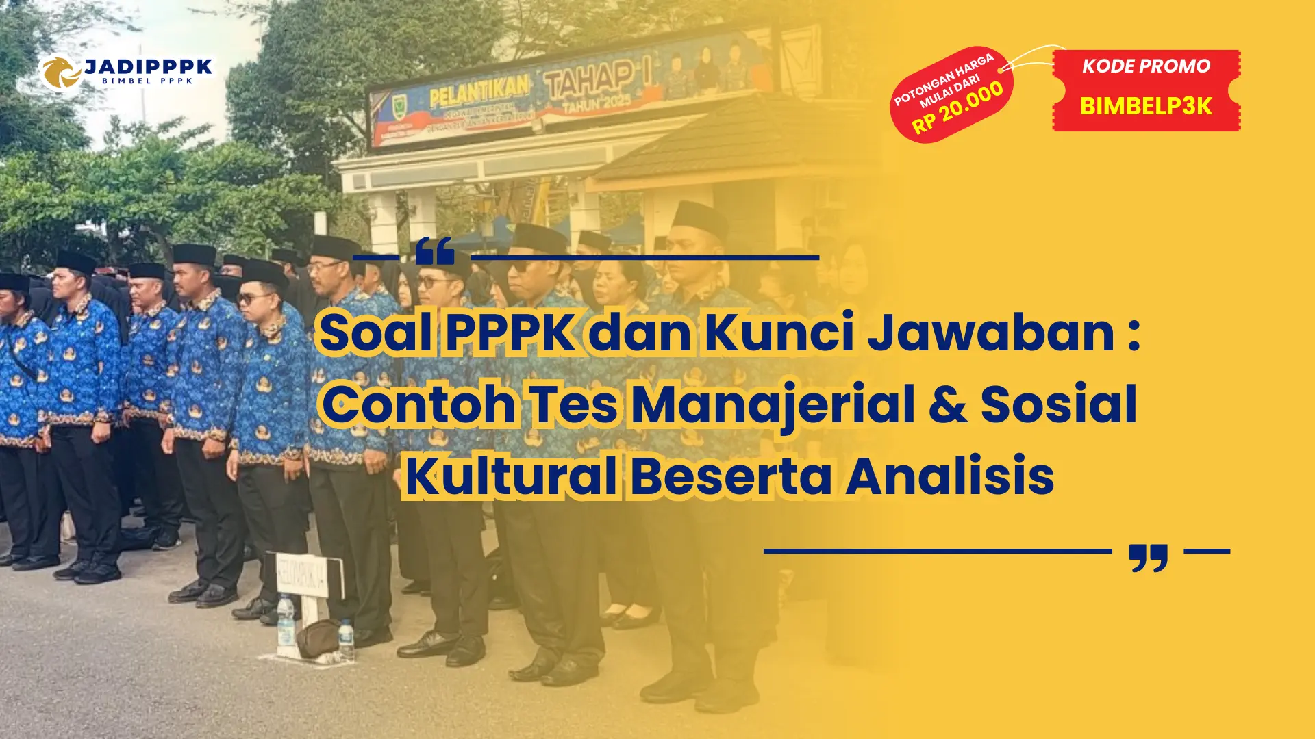 soal pppk dan kunci jawaban