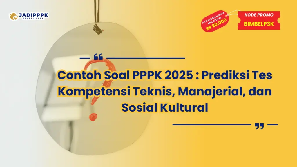 contoh soal pppk 2025