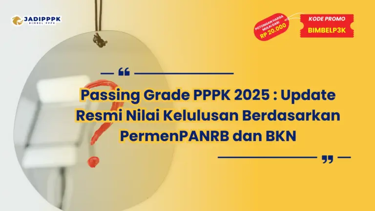 passing grade pppk 2025
