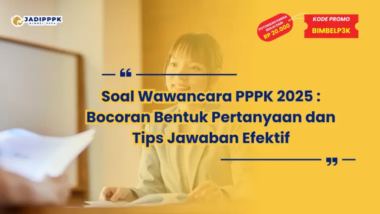soal wawancara pppk 2025
