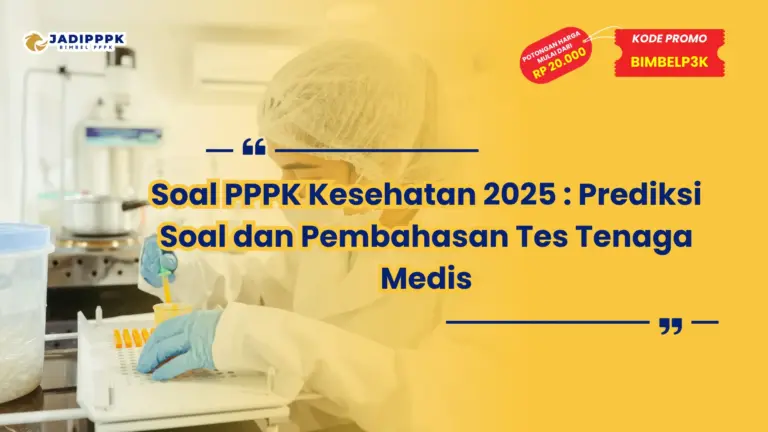 soal pppk kesehatan 2025