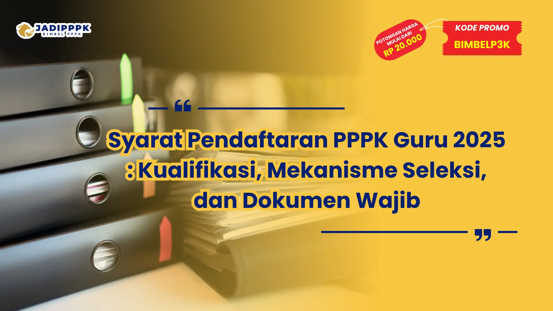 syarat pendaftaran pppk guru 2025