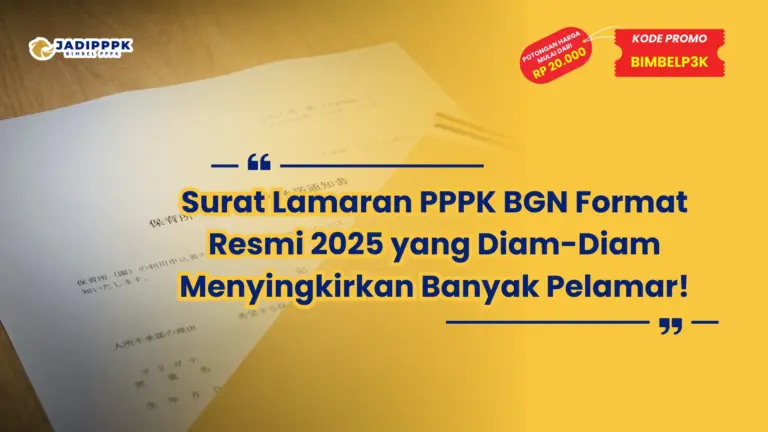 Surat Lamaran PPPK BGN