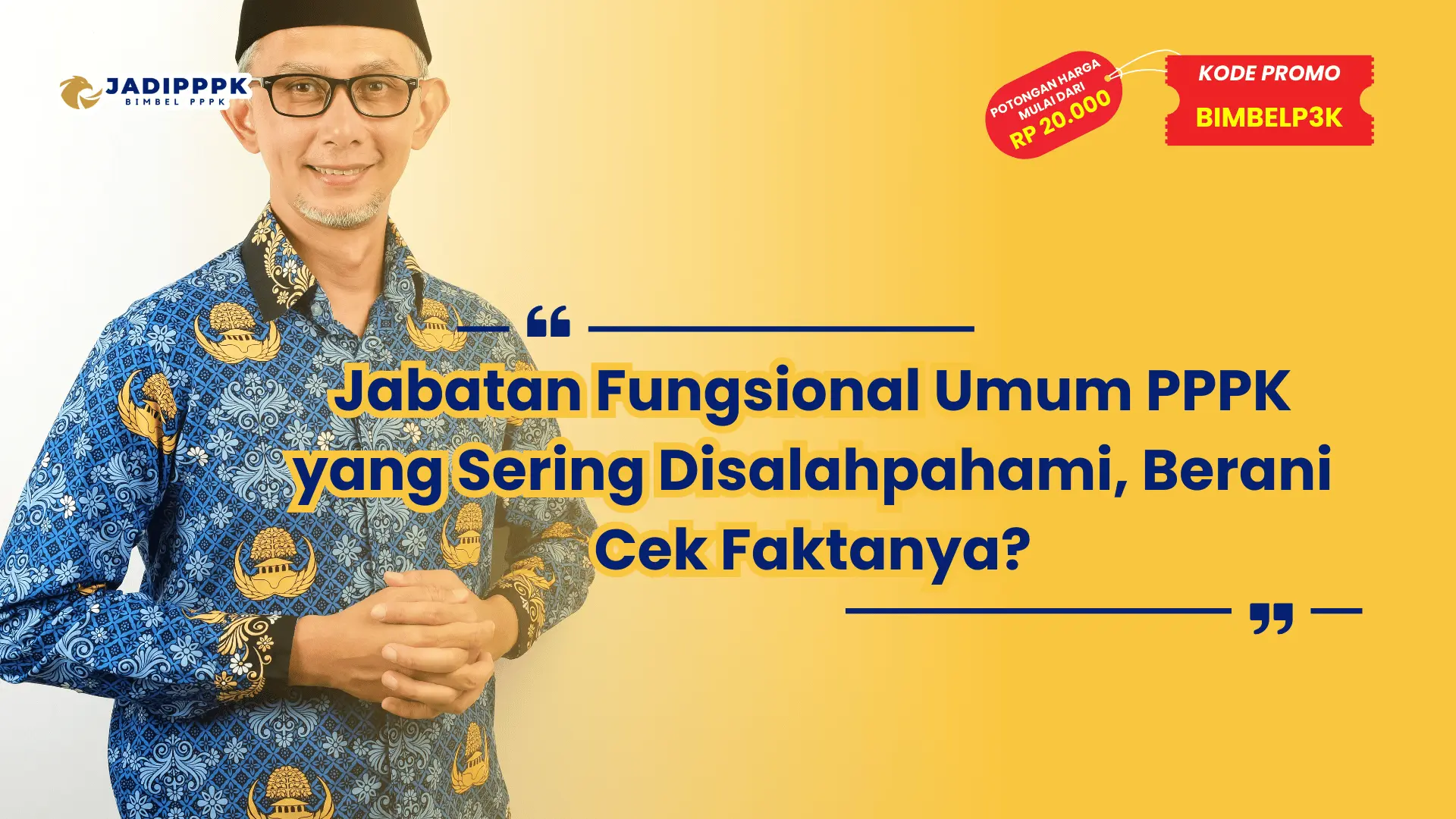 Jabatan Fungsional Umum PPPK