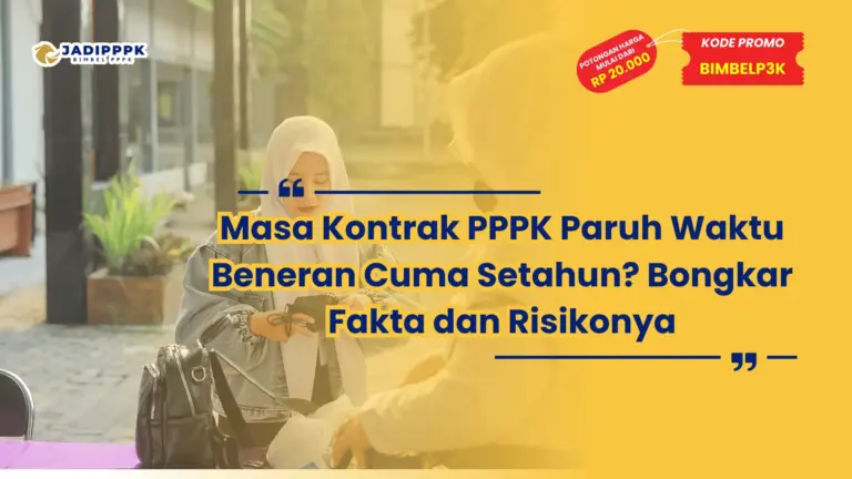Masa kontrak PPPK Paruh Waktu