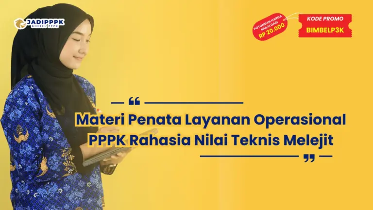 Materi Penata Layanan Operasional PPPK