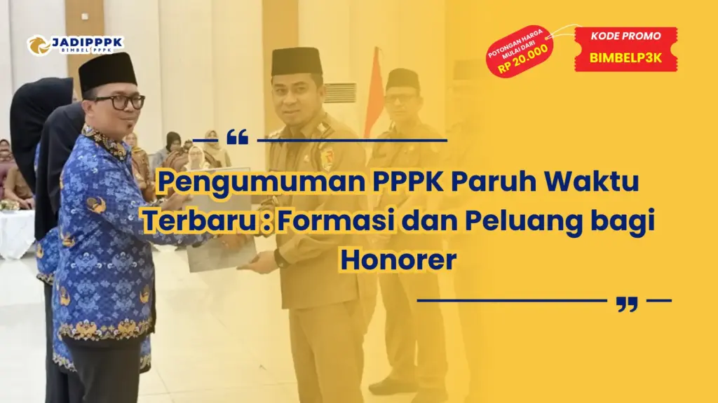 pengumuman pppk paruh waktu terbaru