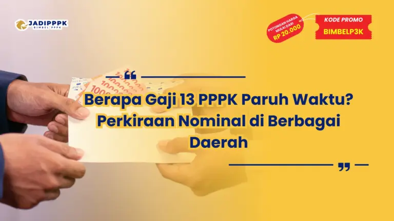 berapa gaji 13 pppk paruh waktu
