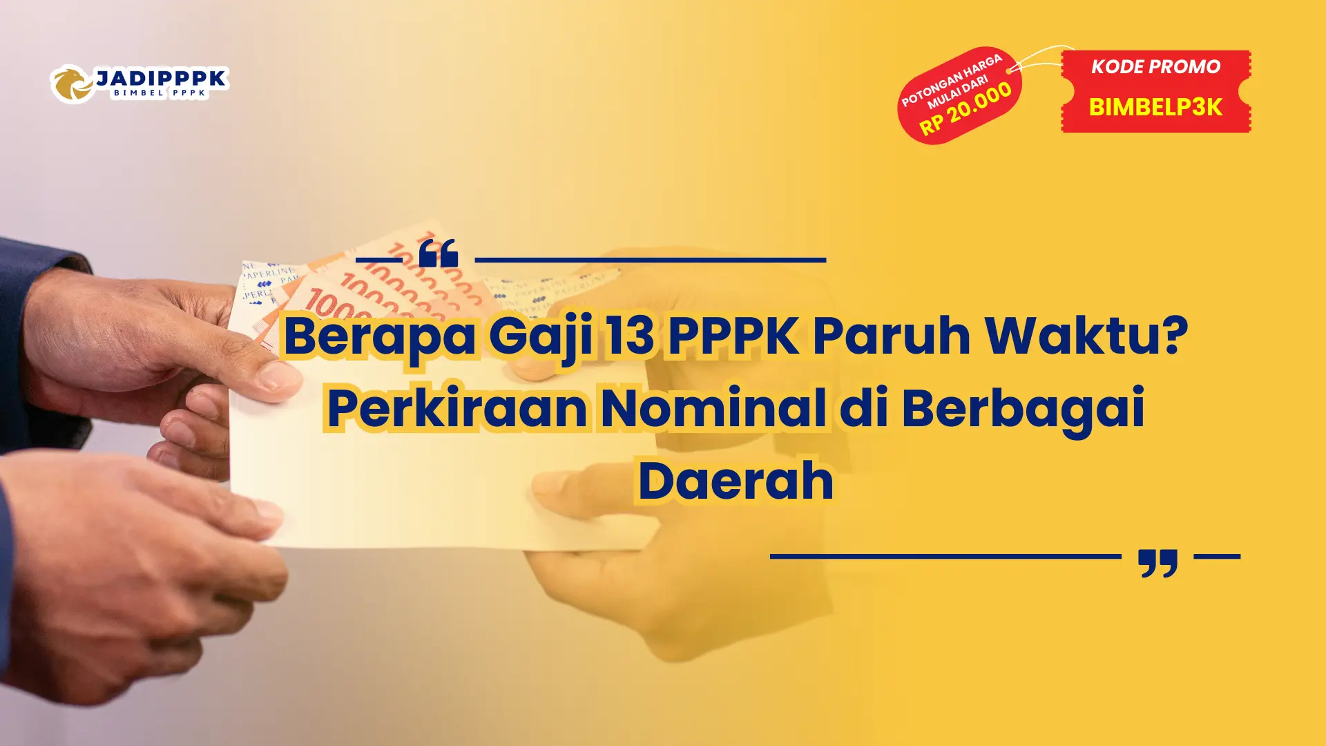 berapa gaji 13 pppk paruh waktu