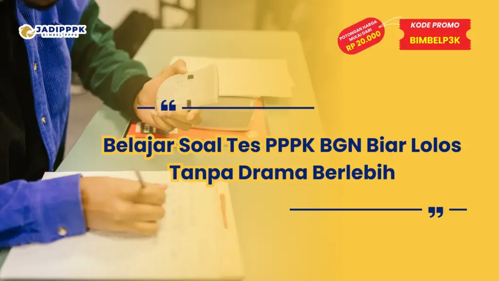 Belajar Soal Tes PPPK BGN