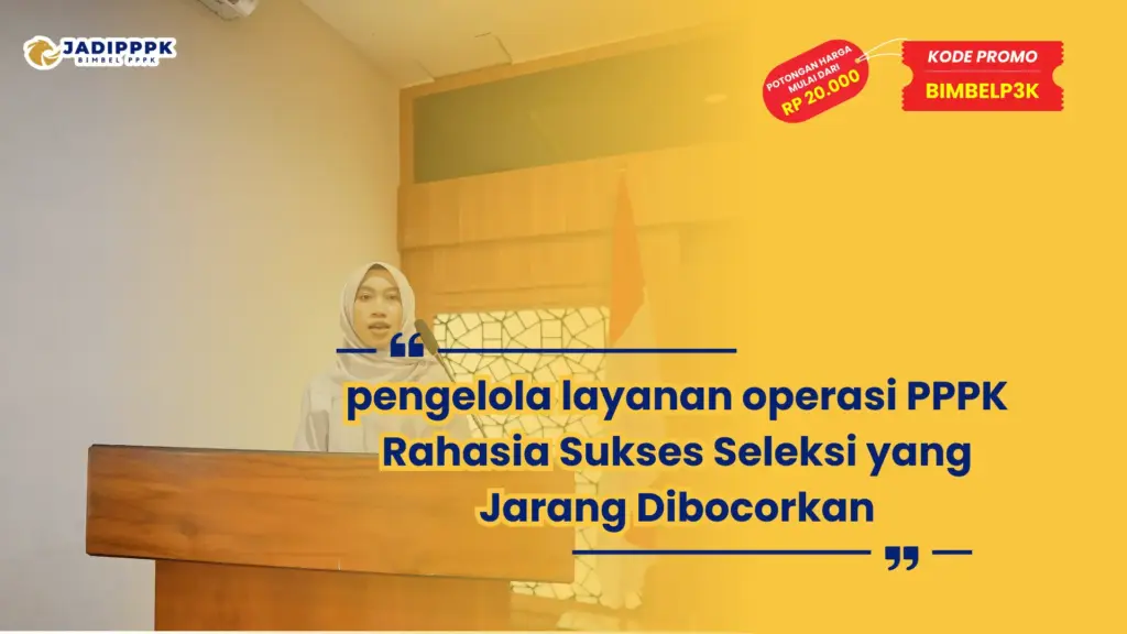 Pengelola Layanan Operasi PPPK
