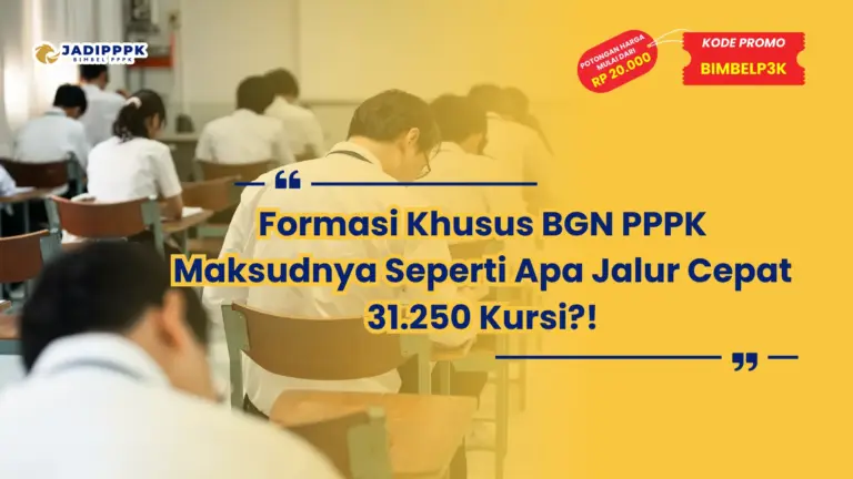 Formasi Khusus BGN PPPK