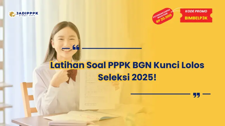 Latihan Soal PPPK BGN