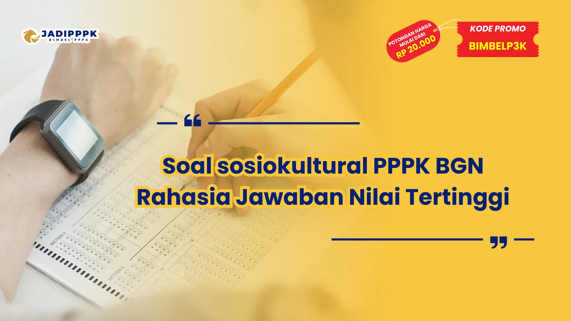 Soal sosiokultural PPPK BGN