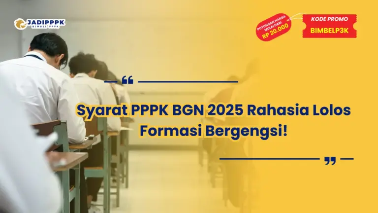 Syarat PPPK BGN 2025