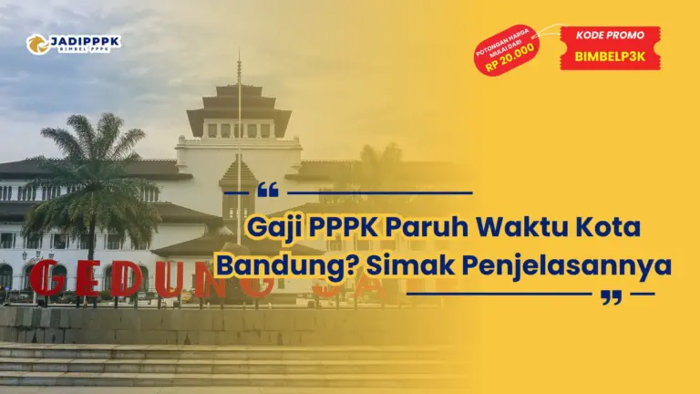 Gaji PPPK Paruh Waktu Kota Bandung