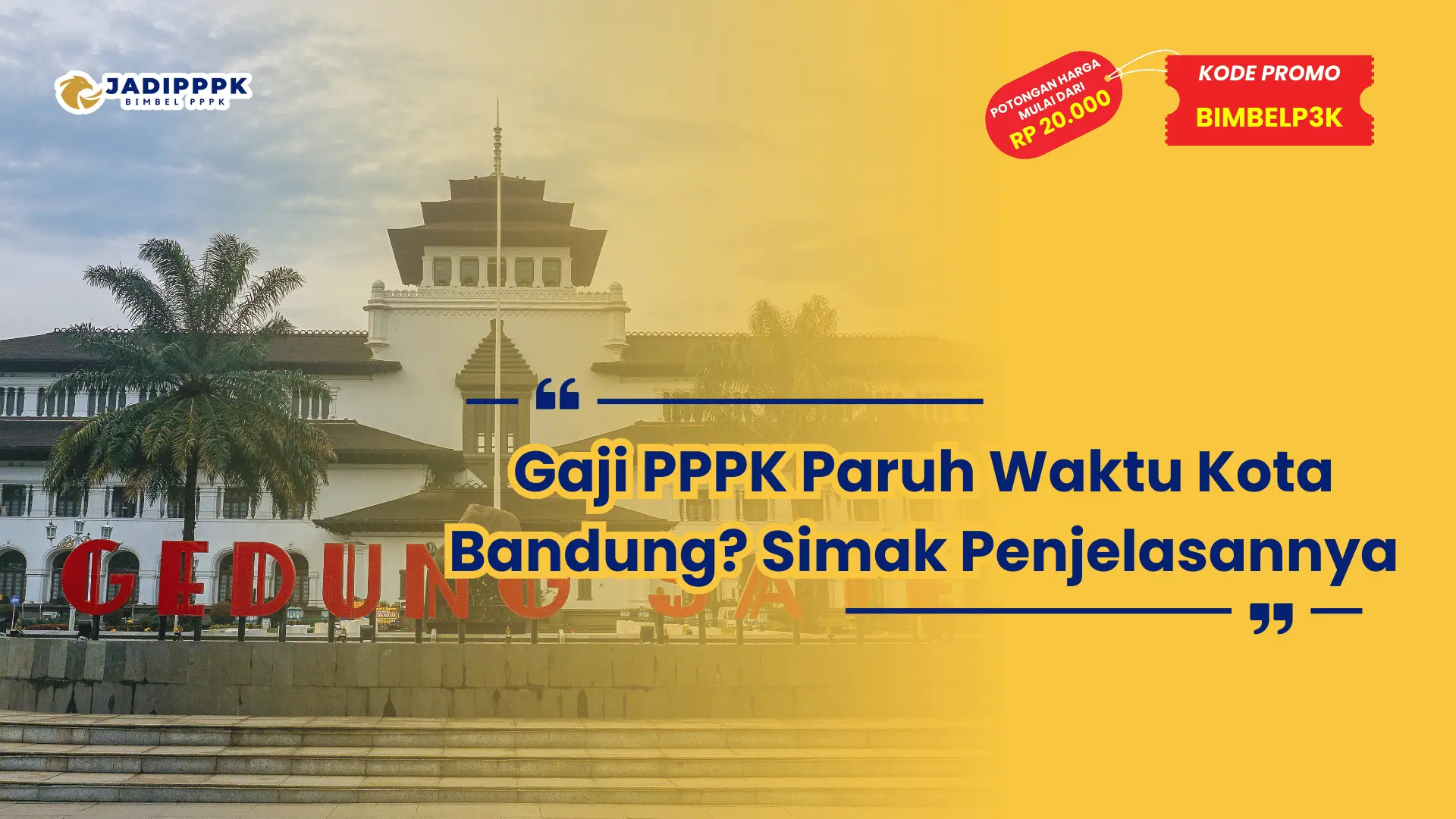 Gaji PPPK Paruh Waktu Kota Bandung