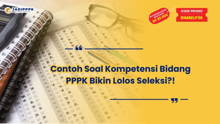 contoh soal kompetensi bidang pppk