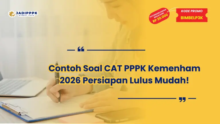 contoh soal cat pppk kemenham 2026