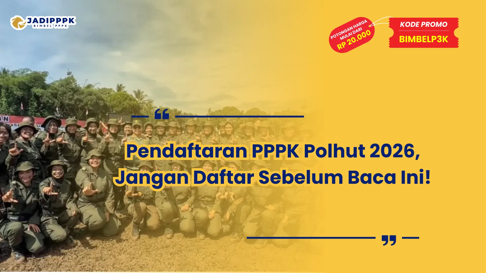 pendaftaran pppk polhut 2026