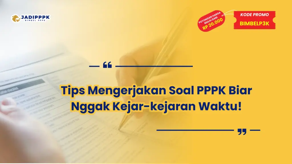 tips mengerjakan soal pppk