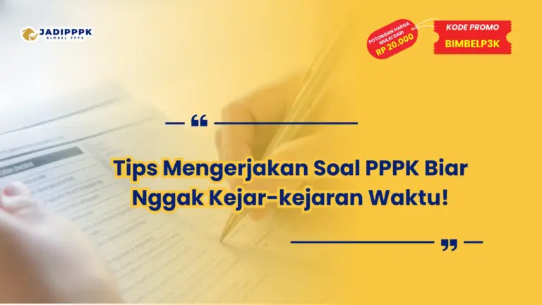 tips mengerjakan soal pppk
