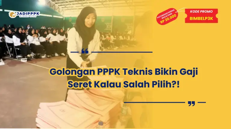 golongan pppk teknis