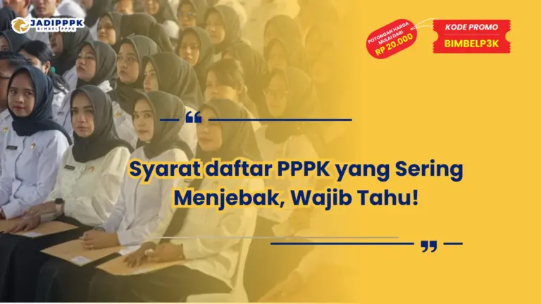 syarat daftar pppk
