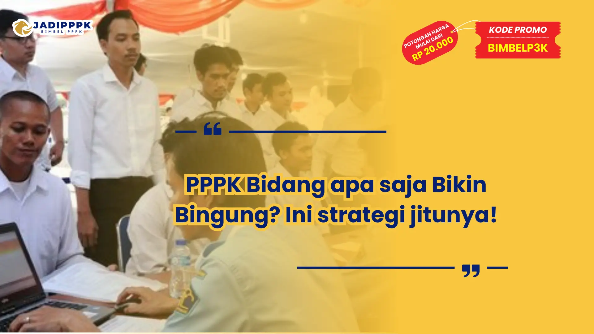 pppk bidang apa saja