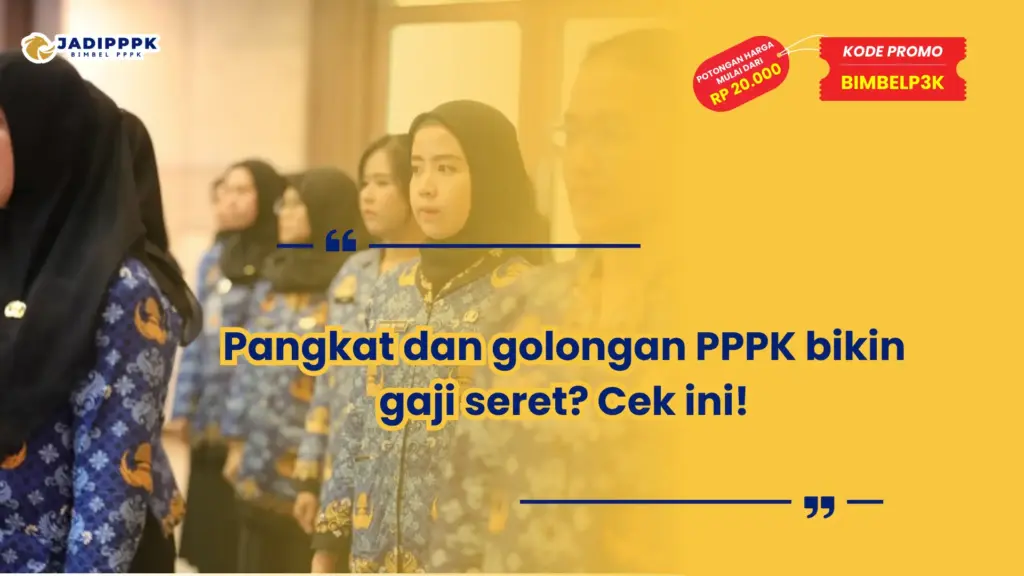 pangkat dan golongan pppk