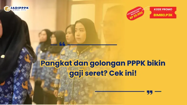 pangkat dan golongan pppk