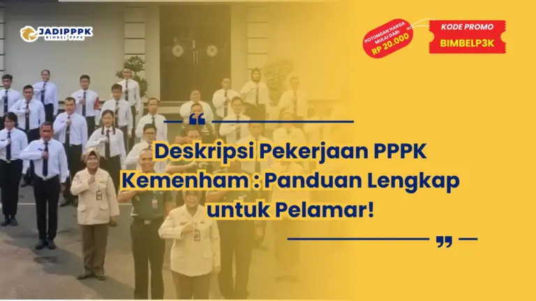 deskripsi pekerjaan pppk kemenham