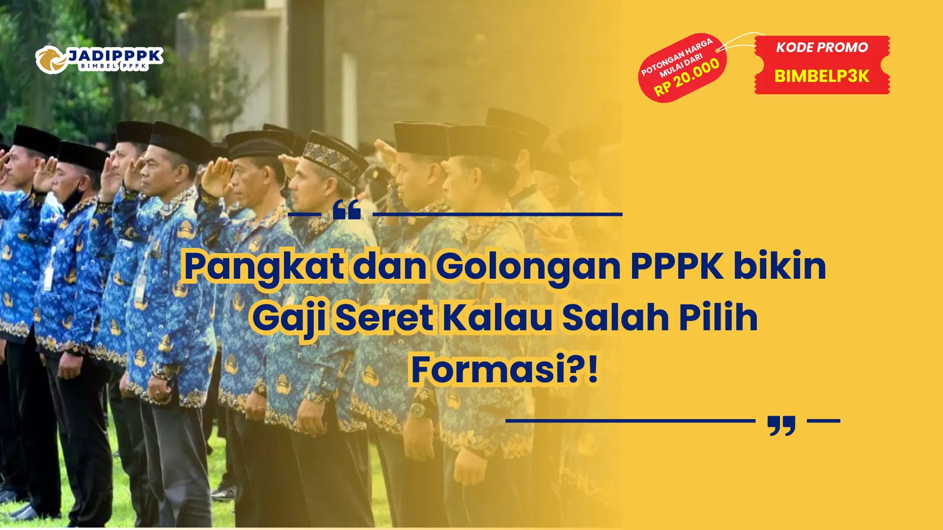 pangkat dan golongan pppk