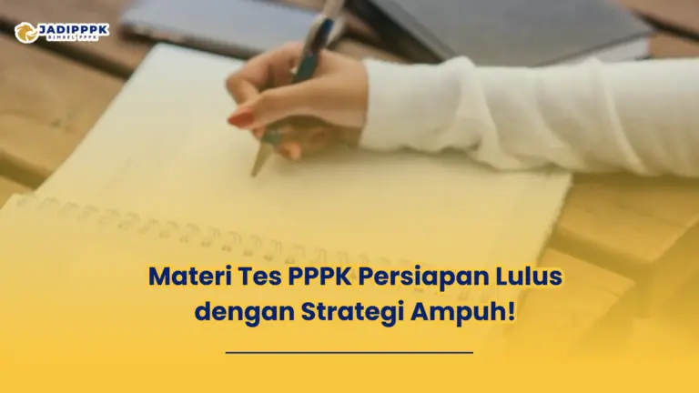 materi tes pppk