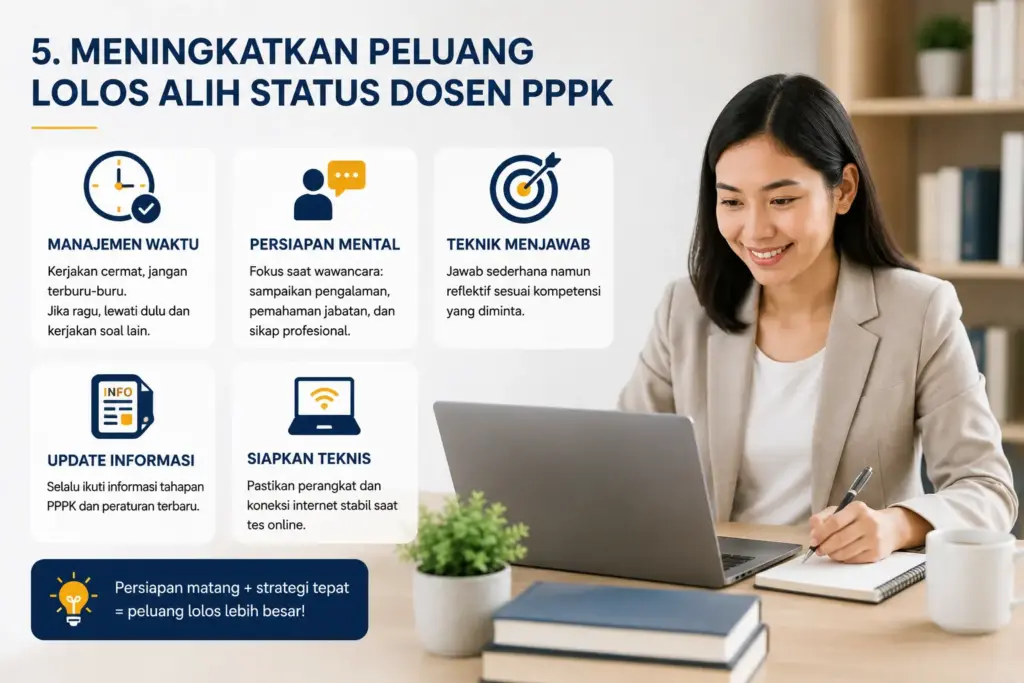 5. Meningkatkan Peluang Lolos Alih Status Dosen PPPK