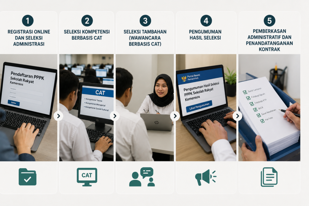 1. Memahami Tahapan Seleksi PPPK Sekolah Rakyat Kemensos