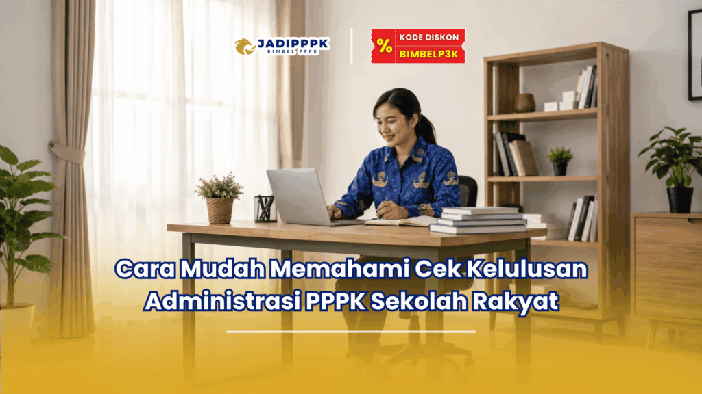 cara cek kelulusan administrasi pppk sekolah rakyat