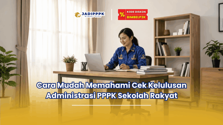 cara cek kelulusan administrasi pppk sekolah rakyat