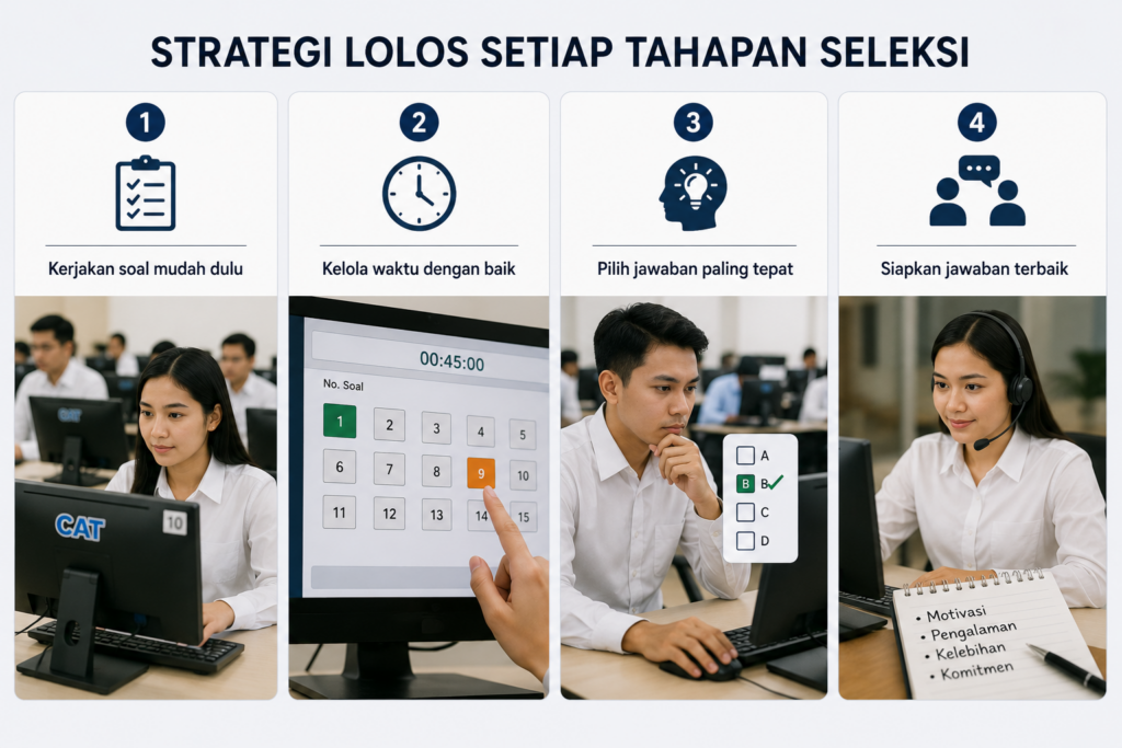 5. Strategi Lolos pada Setiap Tahapan Seleksi